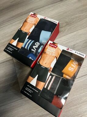 NEW Levi's Men's 7-Pack Boxer Briefs XL
